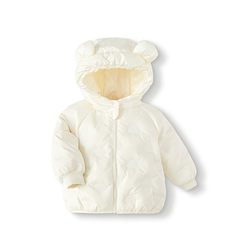 巴拉巴拉婴儿羽绒服女童轻薄外套宝宝连帽上衣2025冬季新款童装萌,淘宝优惠券,粉丝福利购,淘宝优惠卷