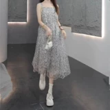 雨墨圣迪奥立 Весенние летние модные подтяжки без рукавов, свободное платье, по фигуре, легкий роскошный стиль