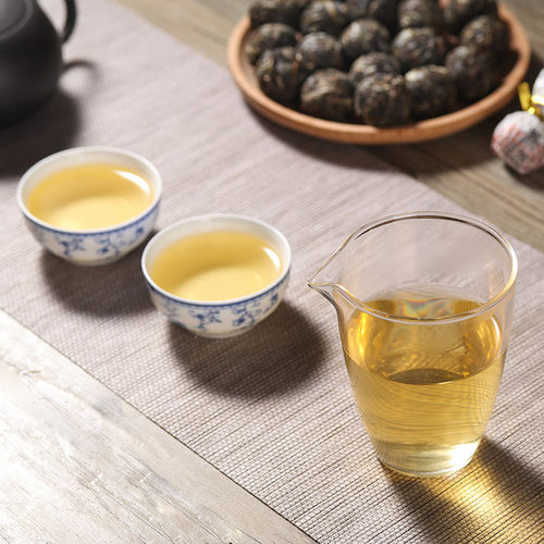 景迈兰香龙珠景迈山古树茶兰花香纯手工制作普洱茶生茶500g一斤装 - 图1