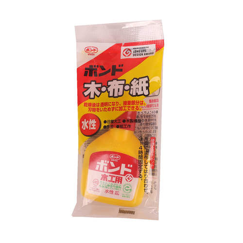 日本制手工艺木工粘合剂纸布胶水速干白乳胶多用途50克手工胶水 - 图3