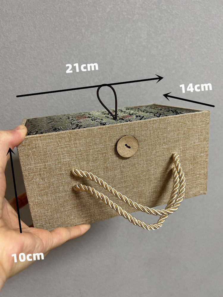 空盒 可装一壶两杯，中国风锦盒包装盒收纳盒手提盒子,淘宝优惠券,粉丝福利购,淘宝优惠卷