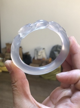 雪花棉木那玉髓手镯定制