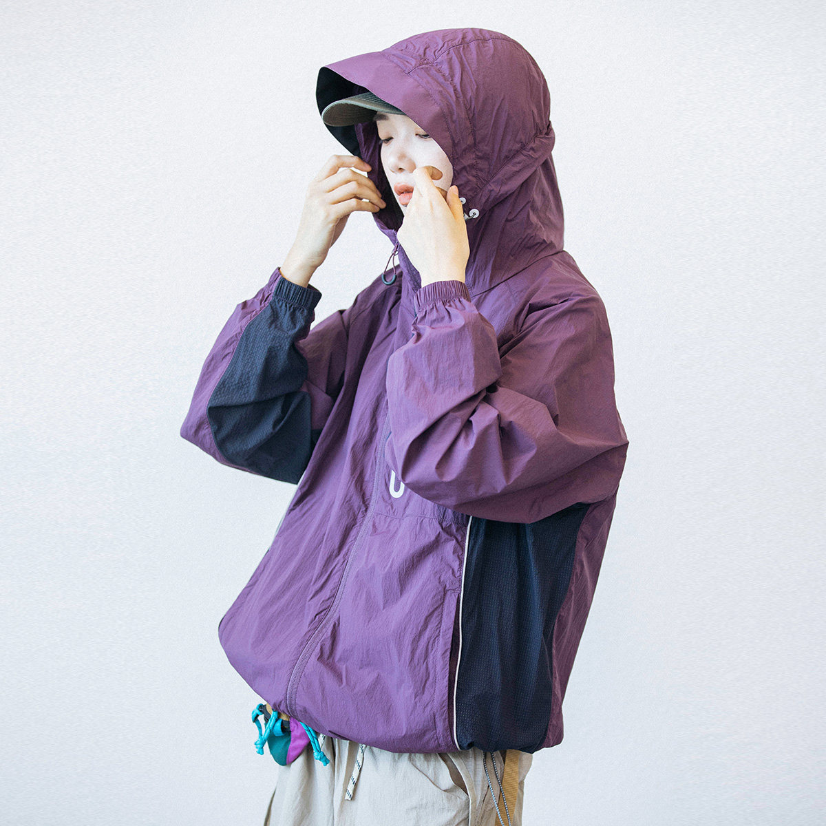 Epicsocotra山系冰丝凉感UPF50原纱防晒衣轻薄连帽冲锋衣皮肤衣,淘宝优惠券,粉丝福利购,淘宝优惠卷