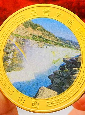 山西镀金黄河工艺把玩币