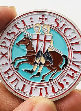 铠甲勇士骑士镀金纪念币圣盾币