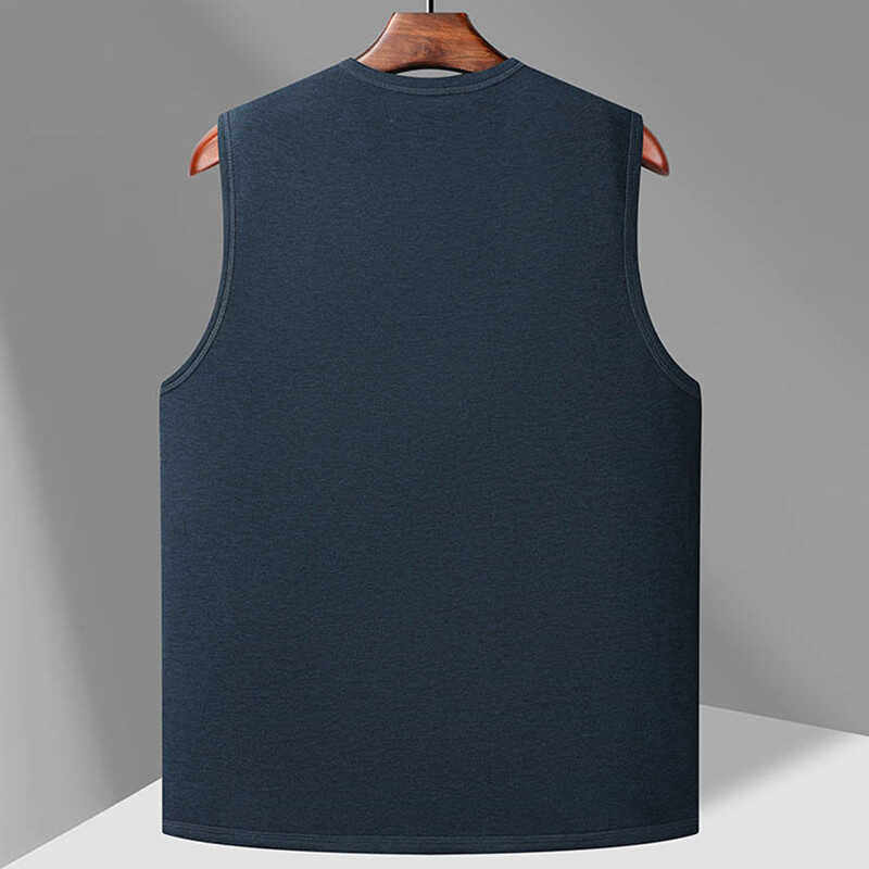 胖子加绒保暖马甲男冬季特大码保暖背心中老年宽松坎肩爸爸装上衣,淘宝优惠券,粉丝福利购,淘宝优惠卷