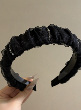 诗情画意褶皱网纱发箍