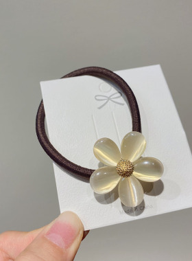 蝴蝶结花朵气质发圈皮筋