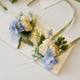 Forest style Korean European and Western style simulated camellia buds for the groom and best man, wedding corsage, bride and bridesmaid's wrist flower