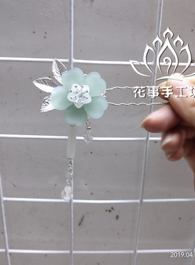 原创设计古风古装少女发夹璎珞