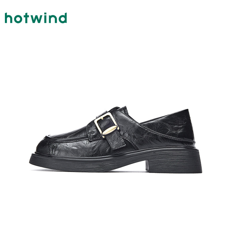 热风黑色小皮鞋女款2026年春季新款复古英伦风乐福鞋通勤女鞋两穿,淘宝优惠券,粉丝福利购,淘宝优惠卷