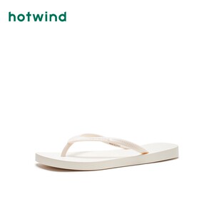 热风简约人字拖女款2024年夏季新款休闲拖鞋外穿沙滩凉拖百搭半拖