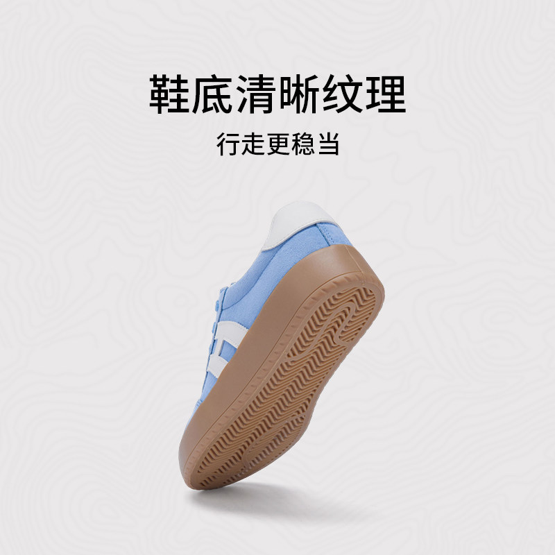 热风厚底德训鞋女款2026年春季新款百搭粉色休闲鞋复古增高女鞋子,淘宝优惠券,粉丝福利购,淘宝优惠卷