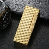 Мужская высококлассная медная ультратонкая трендовая зажигалка, Франция, подарок на день рождения