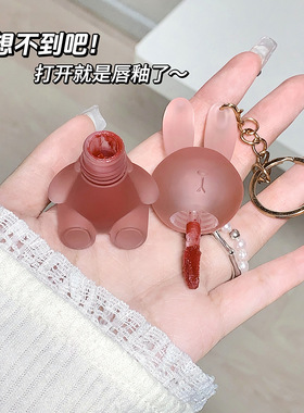 Gegebear萌免绒绒唇泥雾面哑光持妆唇釉唇泥不易沾杯口红跨境美妆