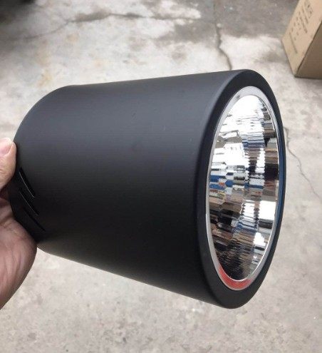 明装筒灯 LED圆形cob射灯格栅灯免开孔吸顶老款螺口E27吊杆线桶灯,淘宝优惠券,粉丝福利购,淘宝优惠卷