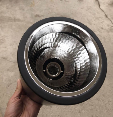 明装筒灯 LED圆形cob射灯格栅灯免开孔吸顶老款螺口E27吊杆线桶灯,淘宝优惠券,粉丝福利购,淘宝优惠卷