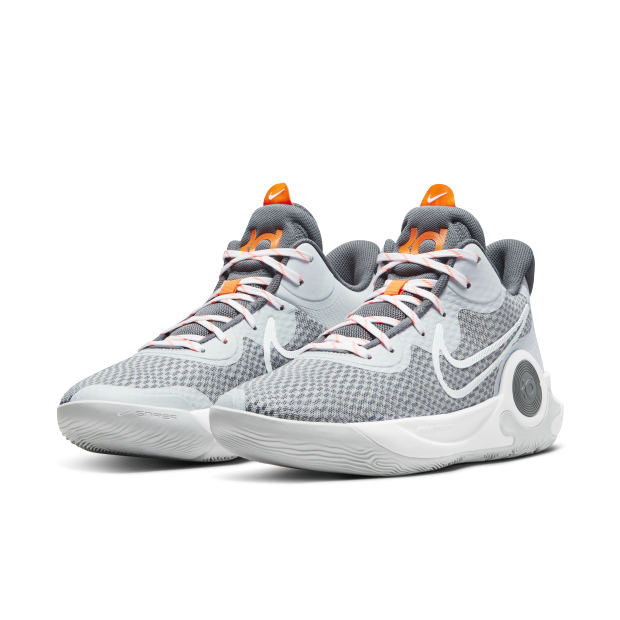 Nike  KD Trey 5 IX EP 杜兰特 实战 篮球鞋 白灰 CW3402-011 - 图0