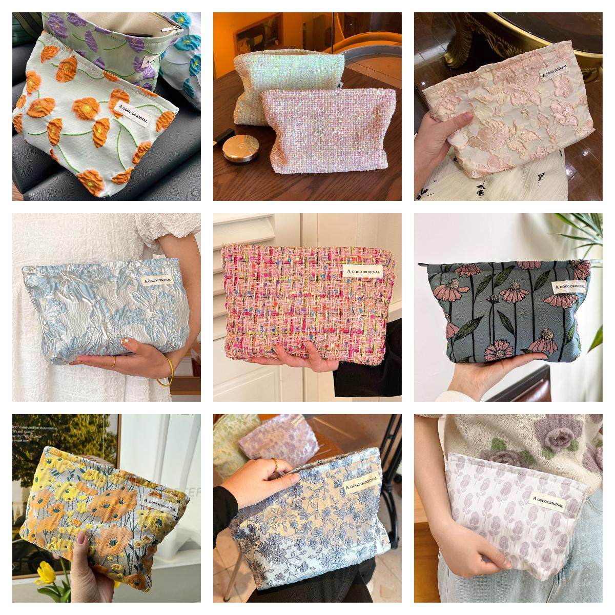 限时宠粉化妆包收纳包手拿包布艺内胆包小号补妆包外出洗漱包,淘宝优惠券,粉丝福利购,淘宝优惠卷