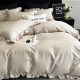Lace princess style cotton four-piece set
