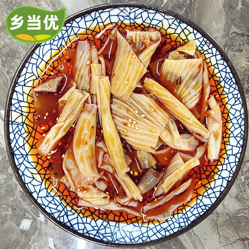 乡当优麻辣脆肠红油鸭肠头四川卤鸭郡把香辣脆鸭食管凉拌菜商用 - 图2
