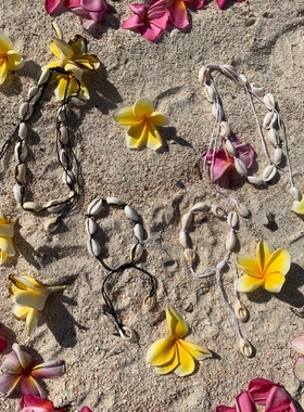 贝壳海岛度假风项链沙滩锁骨链