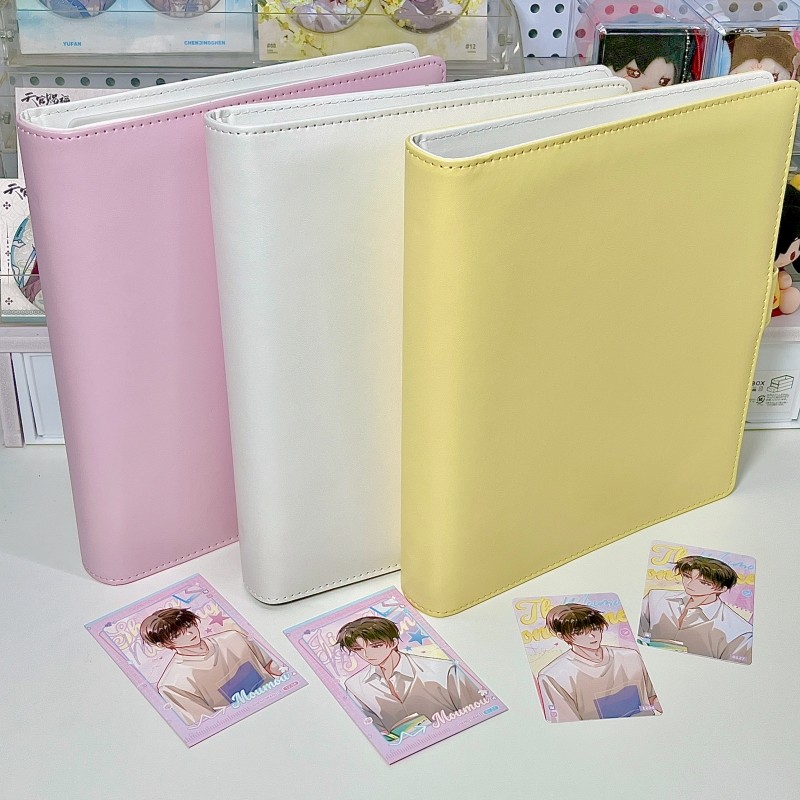 创汇马卡龙色大A5四宫格卡册明信片收纳册镭射票拍立得PU卡册,淘宝优惠券,粉丝福利购,淘宝优惠卷