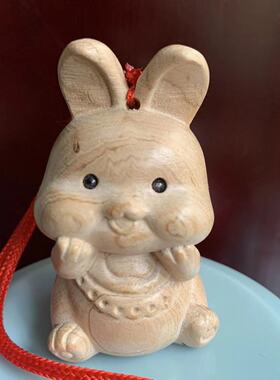 正宗桃木十二生肖吉祥平安挂件