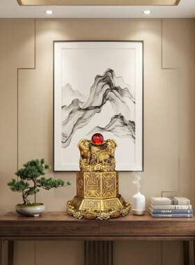 黄铜貔貅财库摆件八方来财送礼