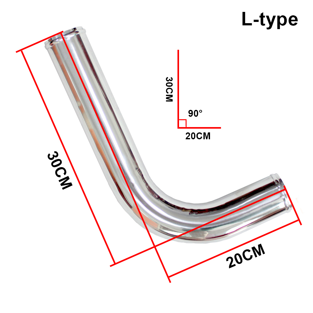汽车改装中冷器铝管铝合金管直管45度90度U型涡轮增压进出气管-图0