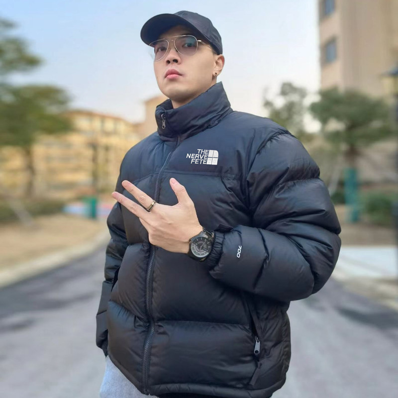 妍姐北面羽绒服女款1996美版短款保暖加厚女士外套冬季700蓬男款