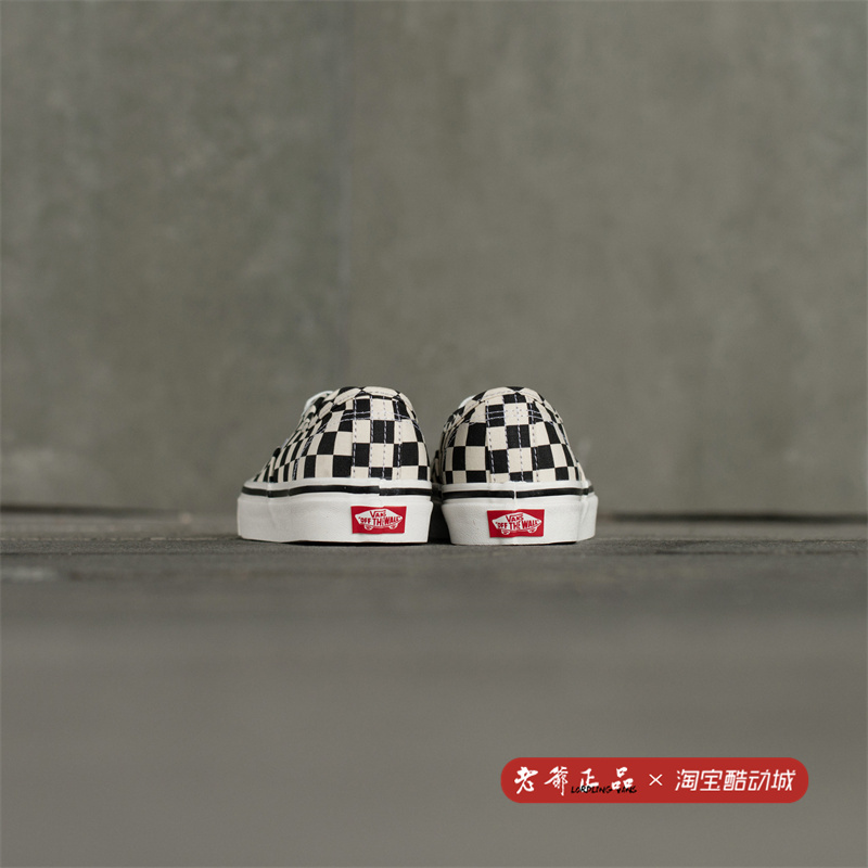 VANS Authentic 44 DX安纳海姆黑白棋盘格低帮帆布鞋VN0A38ENOAK-图2