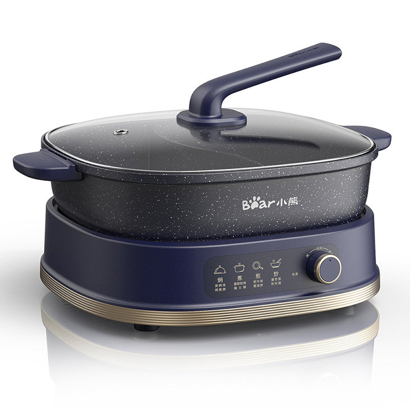 小熊家用多功能分体式大容量炒菜锅 小熊生活电器电热/火锅