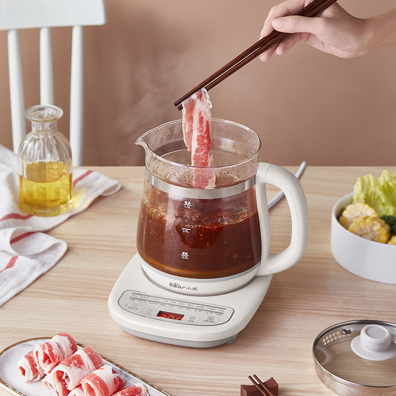 小熊多功能家用办公室玻璃养生壶 小熊生活电器养生壶/煎药壶