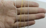 RuiSha Золотое ожерелье, цепочка, короткая подвеска