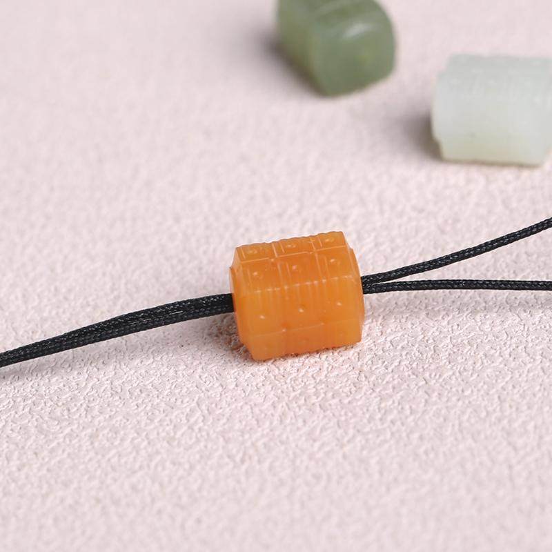 天然和田玉/缅黄 玉琮 通孔背云 文玩 手串 配饰 顶珠,淘宝优惠券,粉丝福利购,淘宝优惠卷