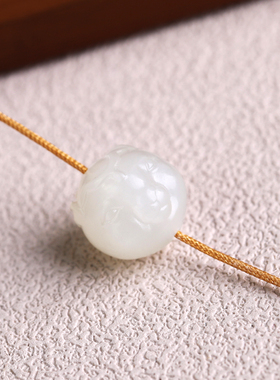 天然和田玉生肖兔手链