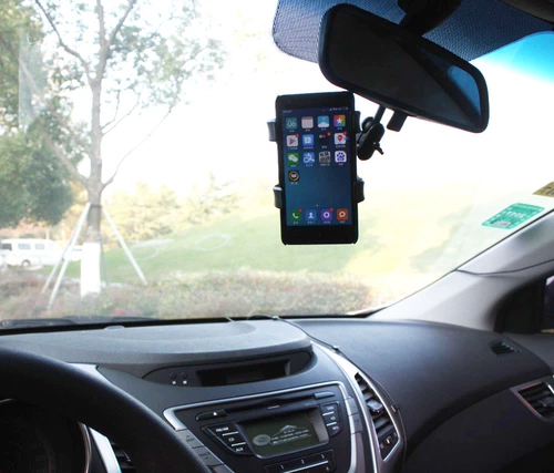 Длинный зеркало заднего вида, мобильный телефон для навигатора, регистратор, регулируемая трубка