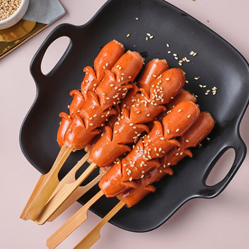 冷冻原味热狗肠火山石台湾烤香肠早餐肉肠2.25kg/袋约55根/袋,淘宝优惠券,粉丝福利购,淘宝优惠卷