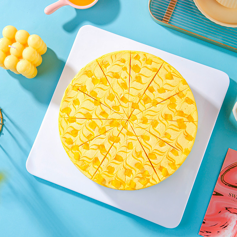 彩虹慕斯蛋糕甜点8寸圆形慕斯12切/盒冷冻蛋糕品提拉米苏黑森林,淘宝优惠券,粉丝福利购,淘宝优惠卷