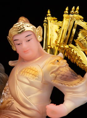 圣丰汉白玉护身四大家族神像