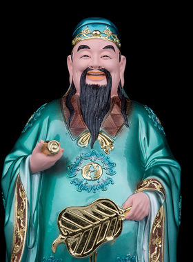 树脂彩绘家用福禄寿三星摆件