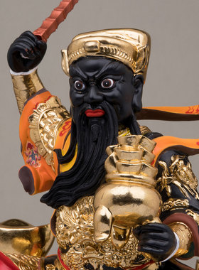 康盛树脂供奉摆件武财神赵公明像