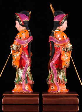 左右宫女玉帝王母侍女神像