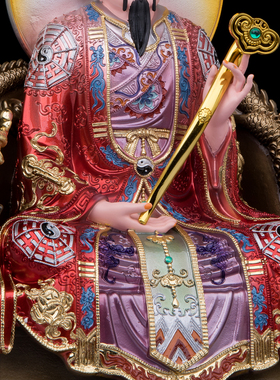 康盛树脂供奉摆件中式三清道祖像