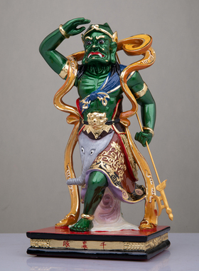 千里眼顺风耳家用神像树脂摆件