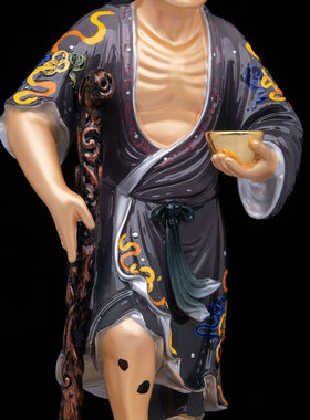 康盛黄铜供奉摆件中式十不全神像