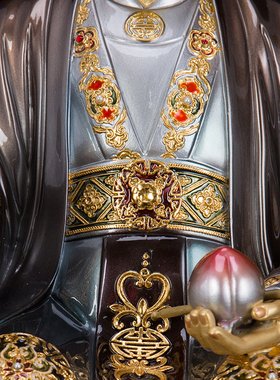 神像纯铜彩绘黑妈妈供奉胡黄常蟒