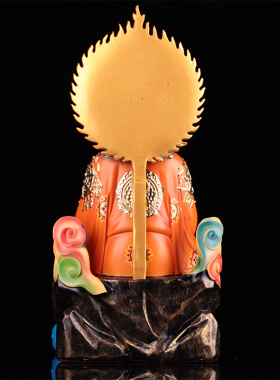 祖师鸿钧道人玻璃钢神像摆件