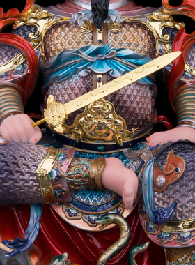 康盛汉白玉树脂玄天上帝